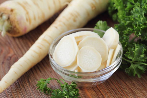 istock Raw parsley roots for cooking salad 934229650