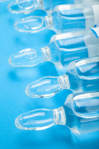 istock Pharmacological serum in ampoules. 934236440
