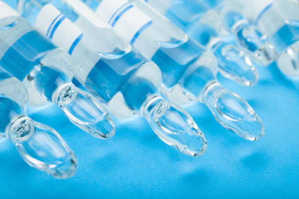 istock Pharmacological serum in ampoules. 934236442