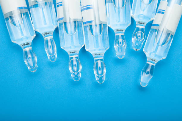 istock Pharmacological serum in ampoules. 934236450