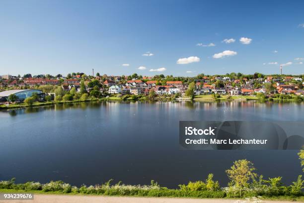 Kolding City View From Kolding Castle Stock Photo - Download Image Now - Denmark, Beach, Blue