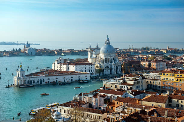 istock Grand Canal and Basilica Santa Maria della Salute in Venice 934242532