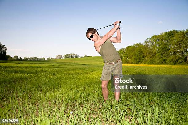Cross Country Golf I - Fotografie stock e altre immagini di Abbigliamento casual - Abbigliamento casual, Adulto, Albero