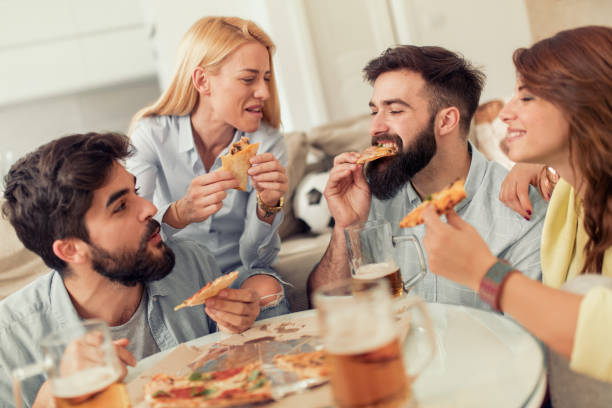 istock Friends having great time together at home 934245548