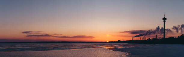 istock Sunrise by the lake 934249488