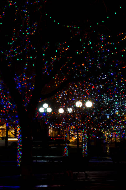 istock Santa Fe Plaza Christmas Lights 934256434