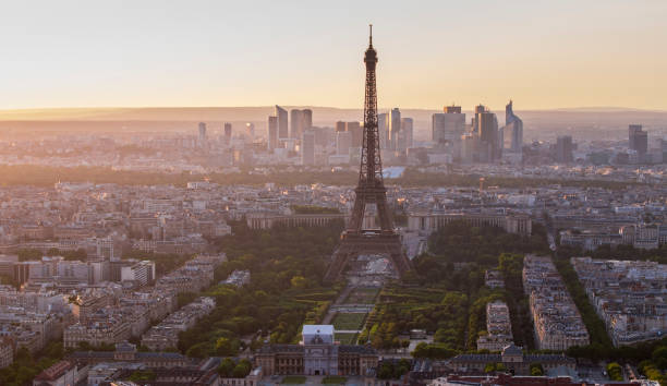 istock Eiffel tower in paris at sunset 934259266