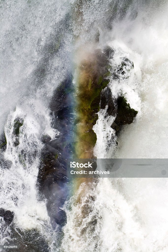 E cascate rainbow - Foto stock royalty-free di Acqua