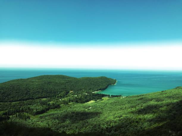 istock perfect landscape. sea and mountains 934267880