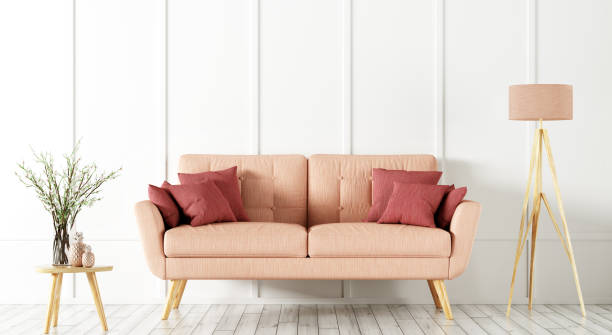 istock Interior of living room with sofa 3d rendering 934271506