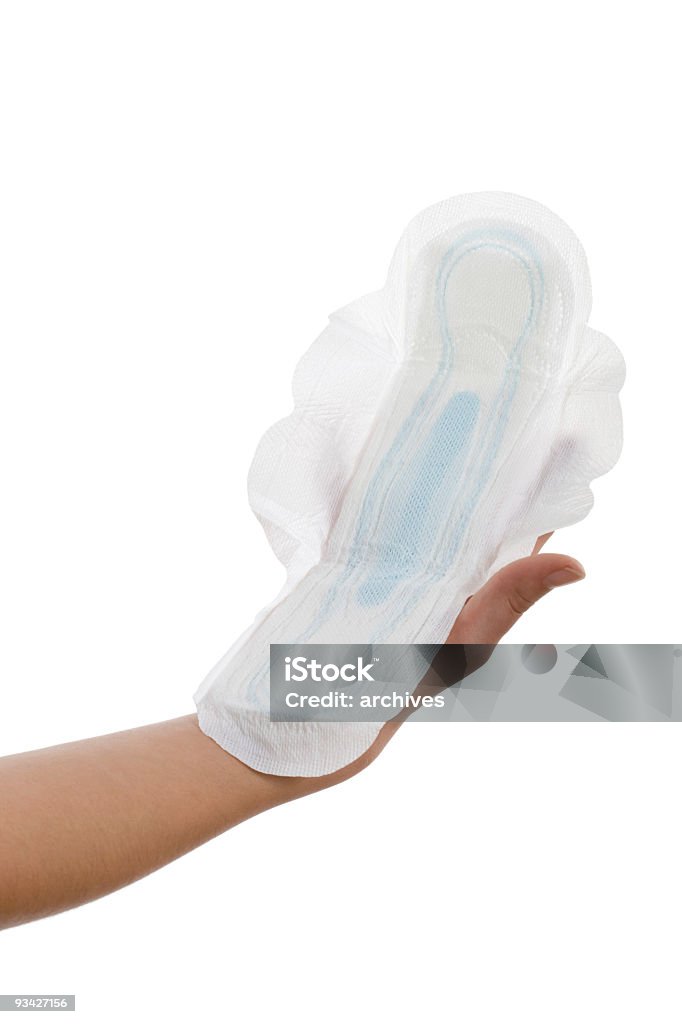 Hygienische Serviette - Lizenzfrei Damenbinde Stock-Foto