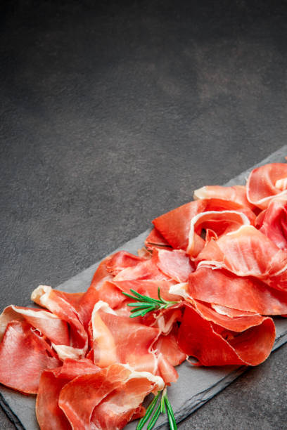 istock Italian prosciutto crudo or spanish jamon 934273790