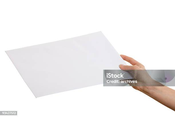 Foto de Envelope De Branco e mais fotos de stock de Dar - Dar, Papel, Passar