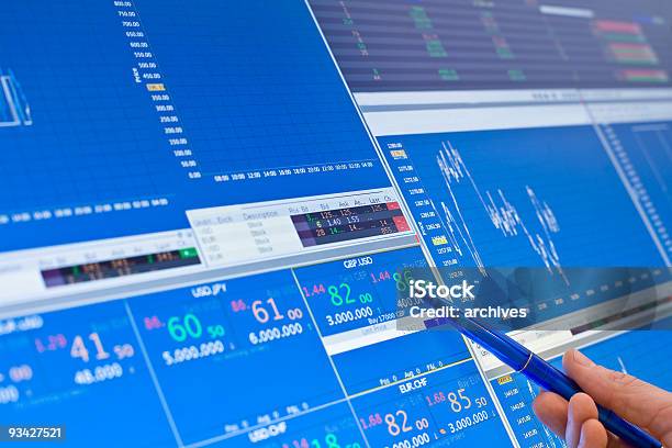 Trading Diagrammen Stockfoto und mehr Bilder von Verlust - Verlust, Analysieren, Bankgeschäft