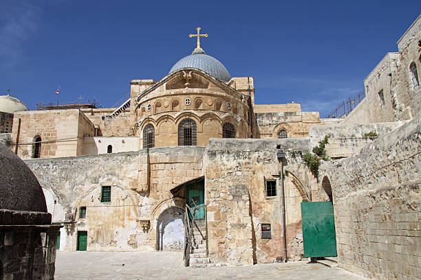 Church of the Holy Sepulchre. Jerusalem stock photo