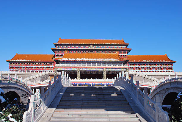 forbidden city stock photo