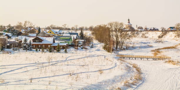 Gold ring of Russia. Suzdal. Winter.