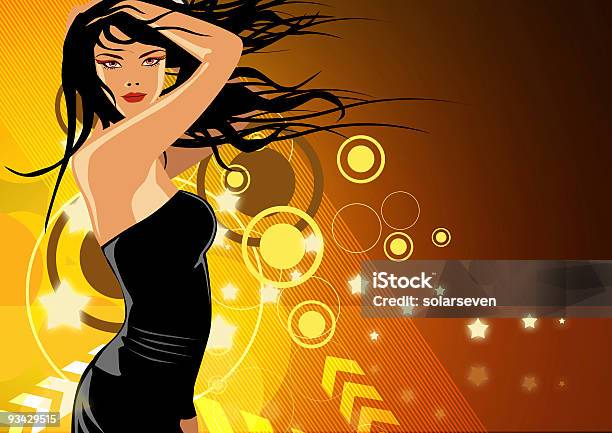 Electro Funky Girl Stock Photo - Download Image Now - Abstract, Art, Beautiful People