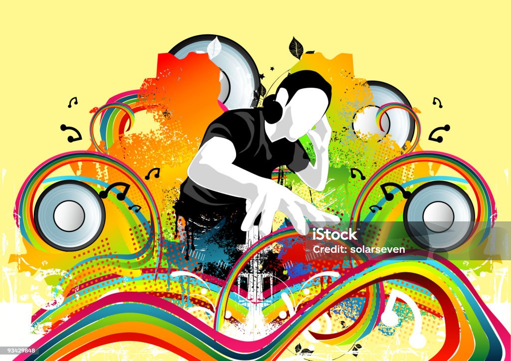 Funky Beats Disco - clipart vectoriel de Groupe d'objets libre de droits