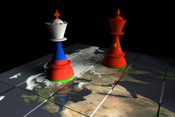 istock Russia and China Chess Standoff 934310824