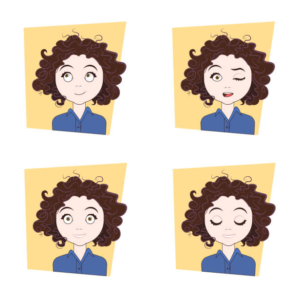 Cartoon Characters With Curly Hair Stock Photos, Pictures & Royalty-Free  Images - iStock