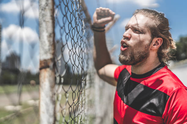 istock Soccer athlete man portrait 934330474