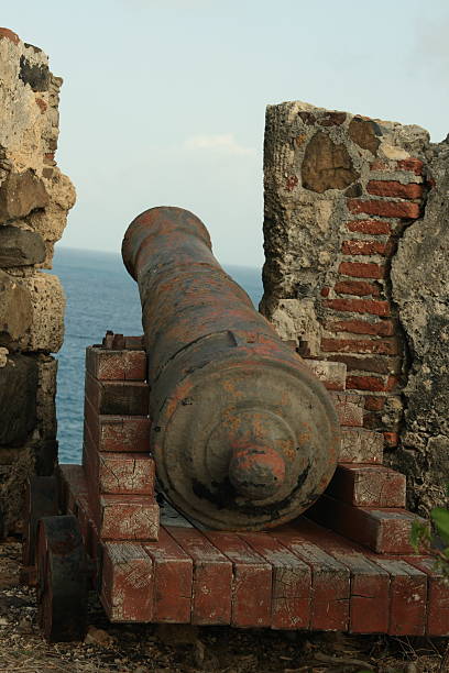 istock Cannon at Ft. Amsterdam, St. Maarten 93433944