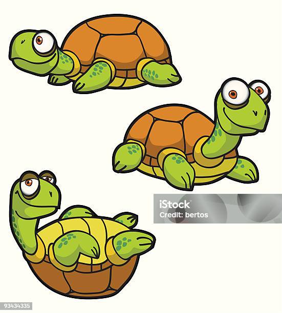 Turtle Stock Vektor Art und mehr Bilder von Wasserschildkröte - Wasserschildkröte, Humor, Landschildkröte