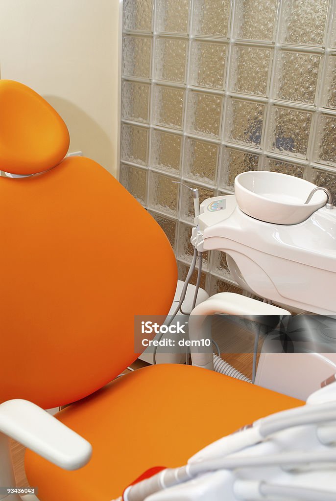 Dentista sedia - Foto stock royalty-free di Ambientazione interna