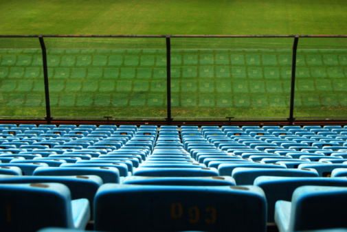 Stadium seats.