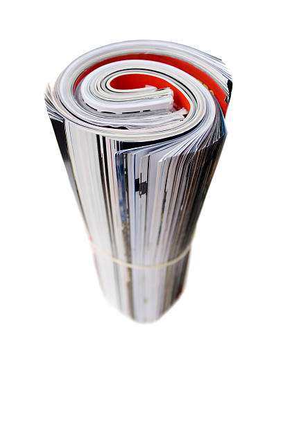 Rolled Up Magazines  rolled up magazine stock pictures, royalty-free photos & images