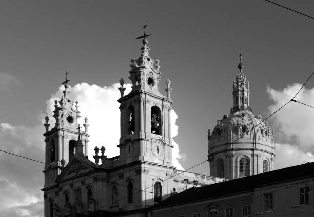XVIII Century Basilica in the Estrela disctrict, Lisbon, Portugal.