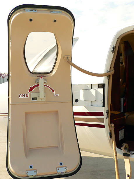 istock Door of a plane 93437954