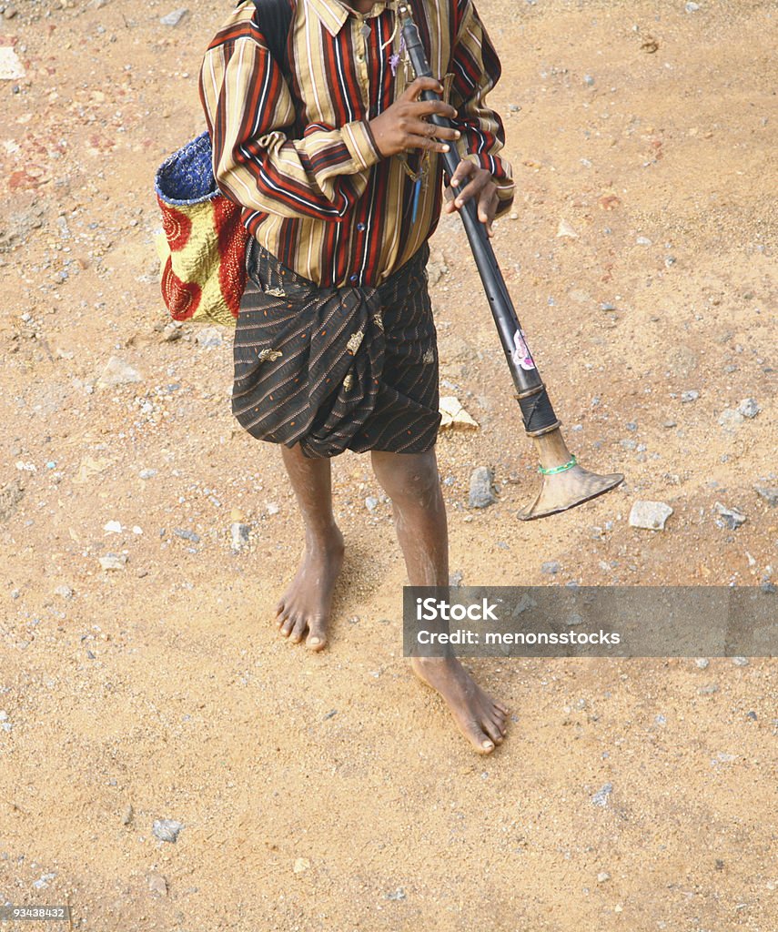 indian instrument  Blowing Stock Photo