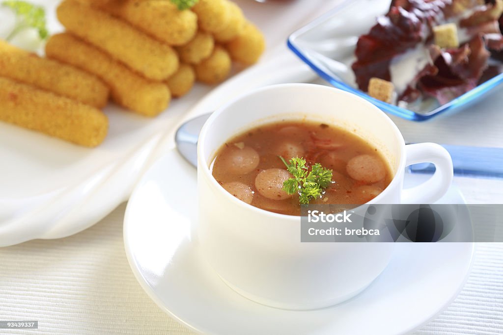 Sopa de repolho roxo - Foto de stock de Alimentação Não-saudável royalty-free