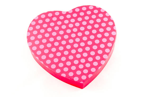 Polka Dot Valentine stock photo