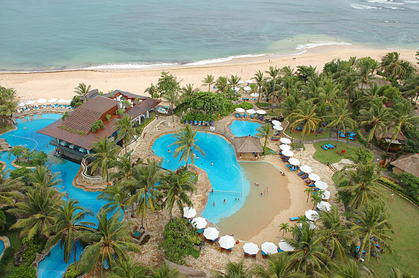 istock Beach Bar & Hotel Swimming Pool 93440618