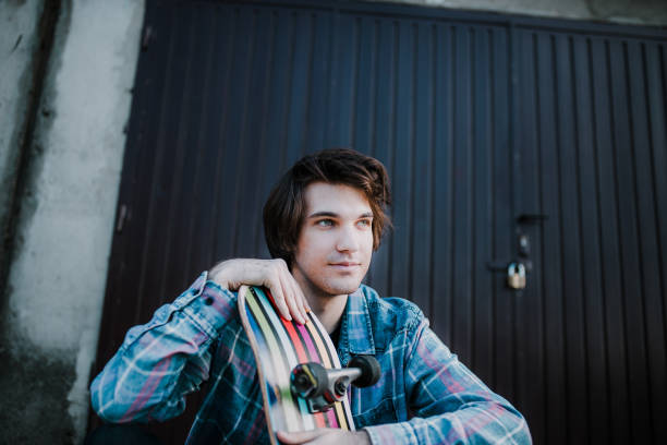 istock Man relaxing outdoors 934408322