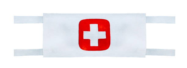 istock Wartime style medic armband to wear around upper arm. 934412400