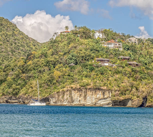 istock Shoreline of Saint Lucia, West Indies 934414038
