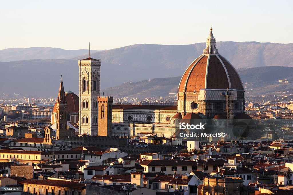 Paesaggio urbano di Firenze - Foto stock royalty-free di Ambientazione esterna