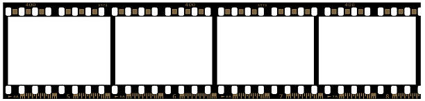 Strip of 35mm film Four blank frames of 35mm film between numbers 5 and 8. Picture is isolated and contain a clipping path. All auxiliary callouts are at both sides of film. number 3 photos stock pictures, royalty-free photos & images