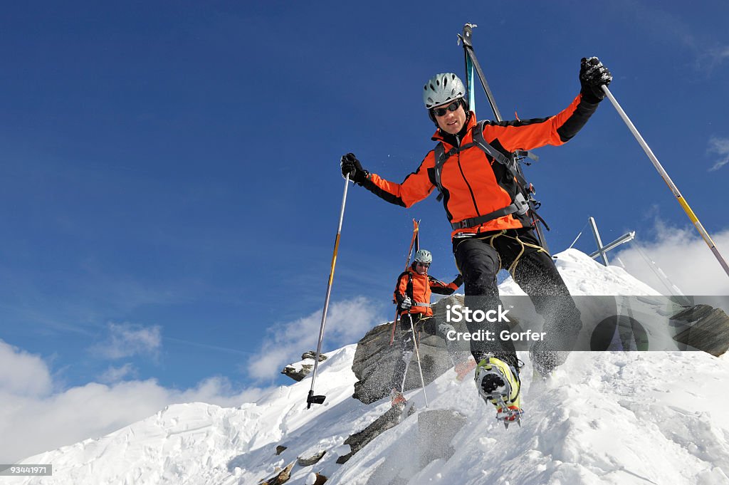 Bergsteiger в Lage extremer - Стоковые фото Альпинизм роялти-фри