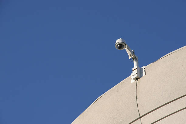 monitoring kamery bezpieczeństwa - mounted guard zdjęcia i obrazy z banku zdjęć