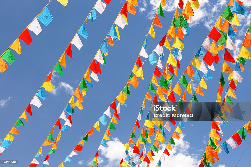 Bandeiras de Oração - Royalty-free Bandeira Foto de stock