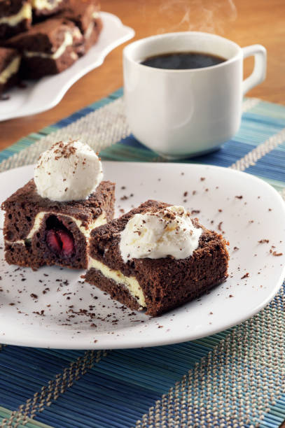 istock Chocolate Brownie with Ice Cream 934428926