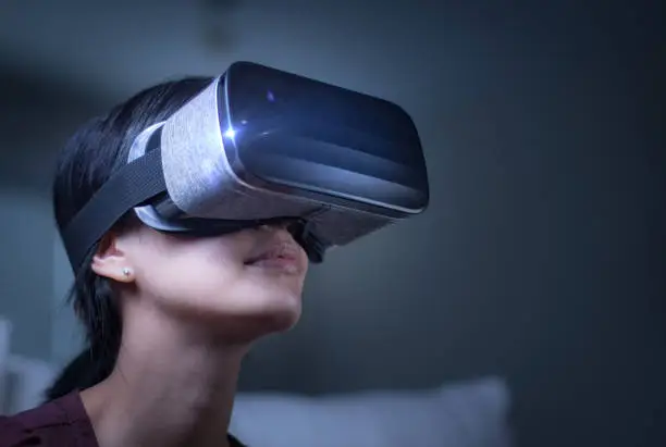 Photo of Asian Girl with VR headset