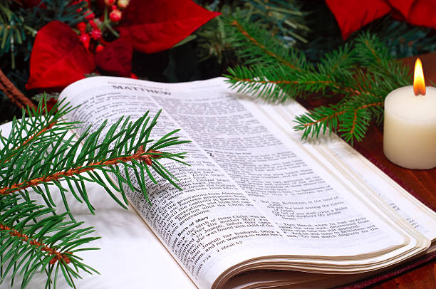 istock Bible Christmas arrangement 93443589
