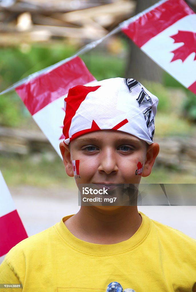 Fête du Canada enfant - Photo de Bandana libre de droits