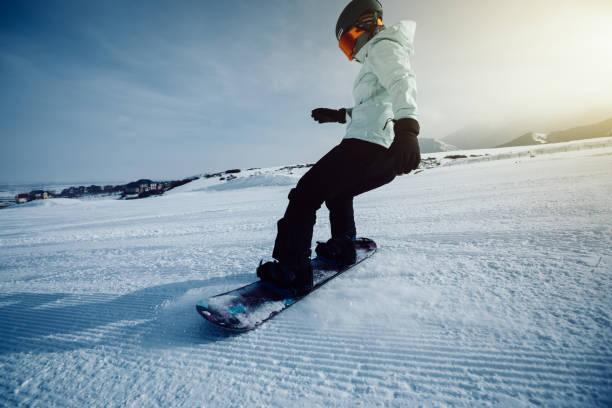 istock one snowboarder snowboarding in winter mountains 934442622